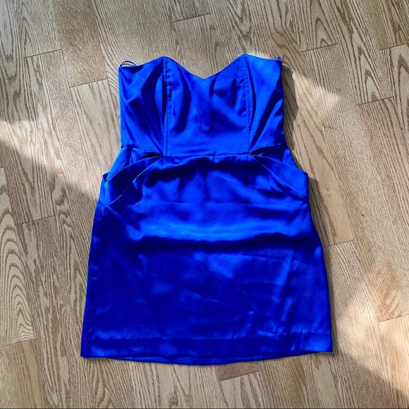 Mason by Michelle 100% silk bustier mini dress - Picture 5 of 12